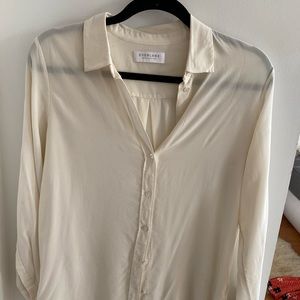 Everlane 100% silk button down